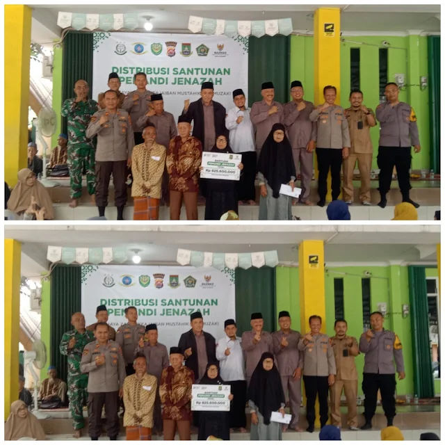 331 ORANG PEMANDI JENAZAH DI CILEGON DAPAT BANTUAN LEWAT PROGRAM INSENTIF TAHUNAN BAZNAS