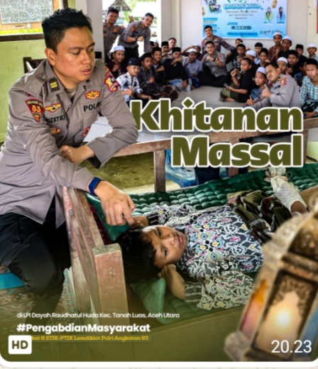 Sinergi Pengabdian di Tanah Luas: Mahasiswa STIK Angkatan 83 dan Universitas Bumi Persada Gelar Khitanan Massal dan Trauma Healing