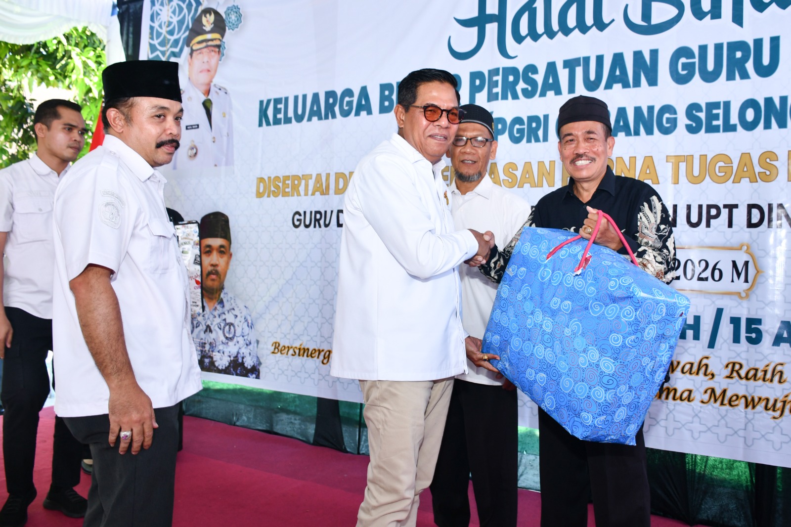 PGRI Selong Gelar Silaturahmi Lebaran, Pemda Tegaskan Komitmen Majukan Pendidikan