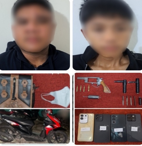 4 Pelaku Curanmor Bersenpi Diringkus Tim Opsnal Gabungan Polsek Jatiuwung dan Polrestro Tangkot