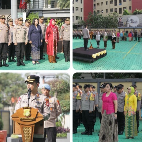 Wakapolres Metro Jakbar Akbp Rezi Dharmawan Pimpin Apel, Ingatkan Anggota Tetap Humanis dan Profesional