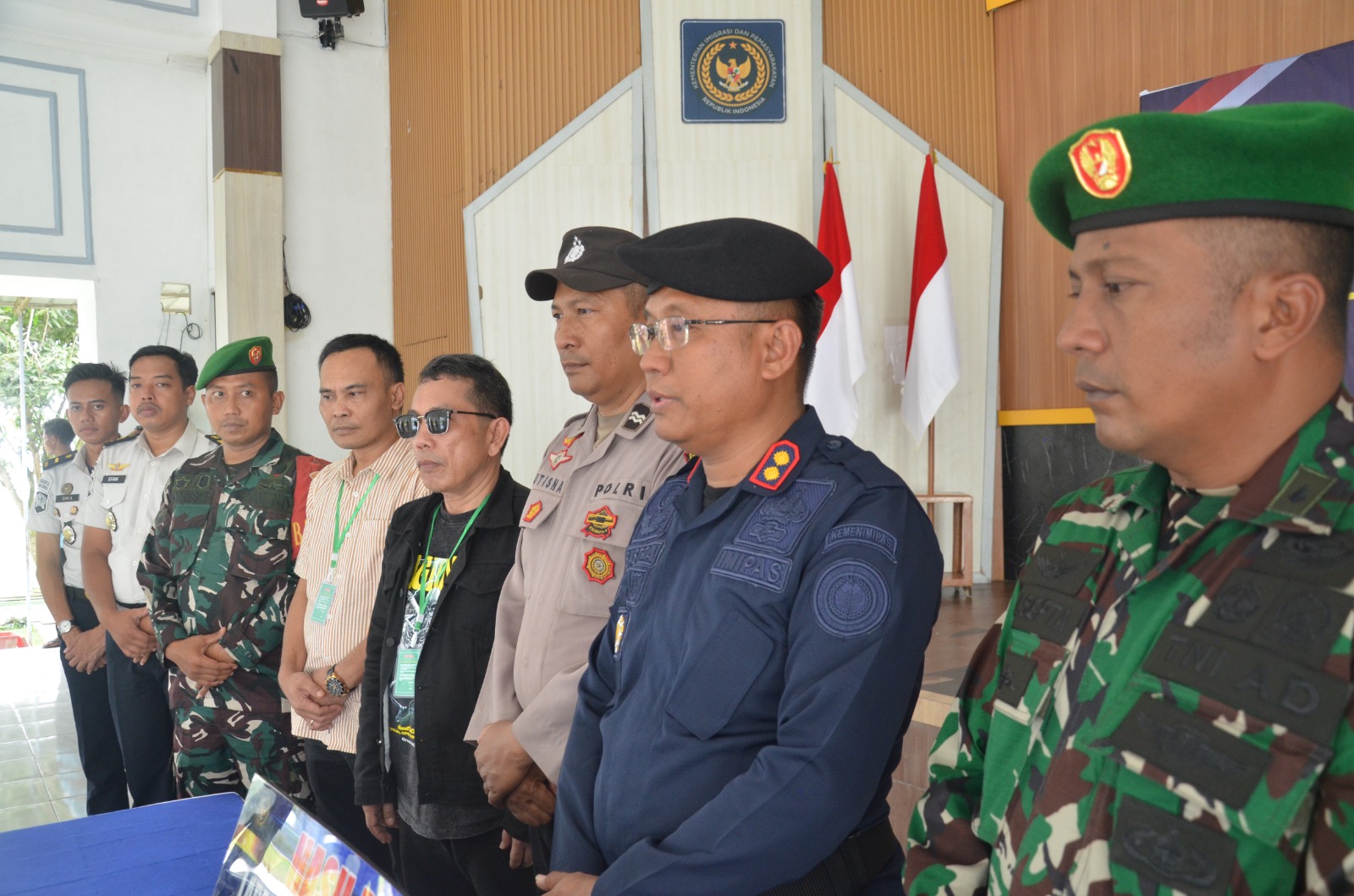 Lembaga Pemasyarakatan Kelas llB Gunung Sugih Mengadakan Ikrar Pemasyarakatan Bersih Dari Handphone Ilegal, Narkoba, Dan Penipuan ‎