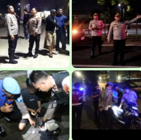 Cegah Kejahatan Jalanan, Polsek Kebon Jeruk Gelar Razia Stasioner di Titik Rawan