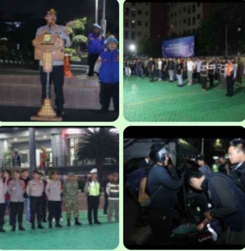 Polres Metro Jakbar Gelar Patroli dan Razia Gabungan Antisipasi Kejahatan Jalanan di Akhir Pekan secara Serentak