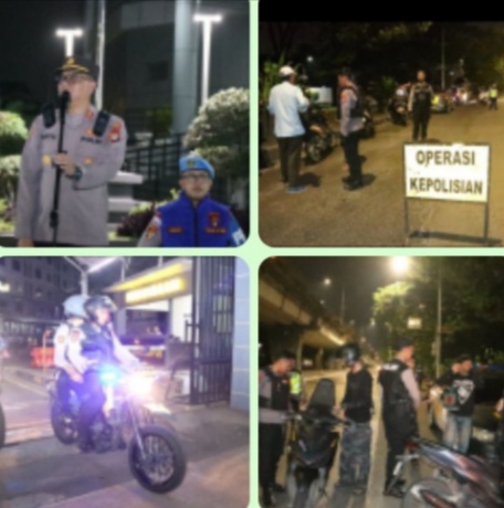 Patroli Dini Hari Polres Jakbar Sisir Titik Rawan, Antisipasi Kejahatan Jalanan