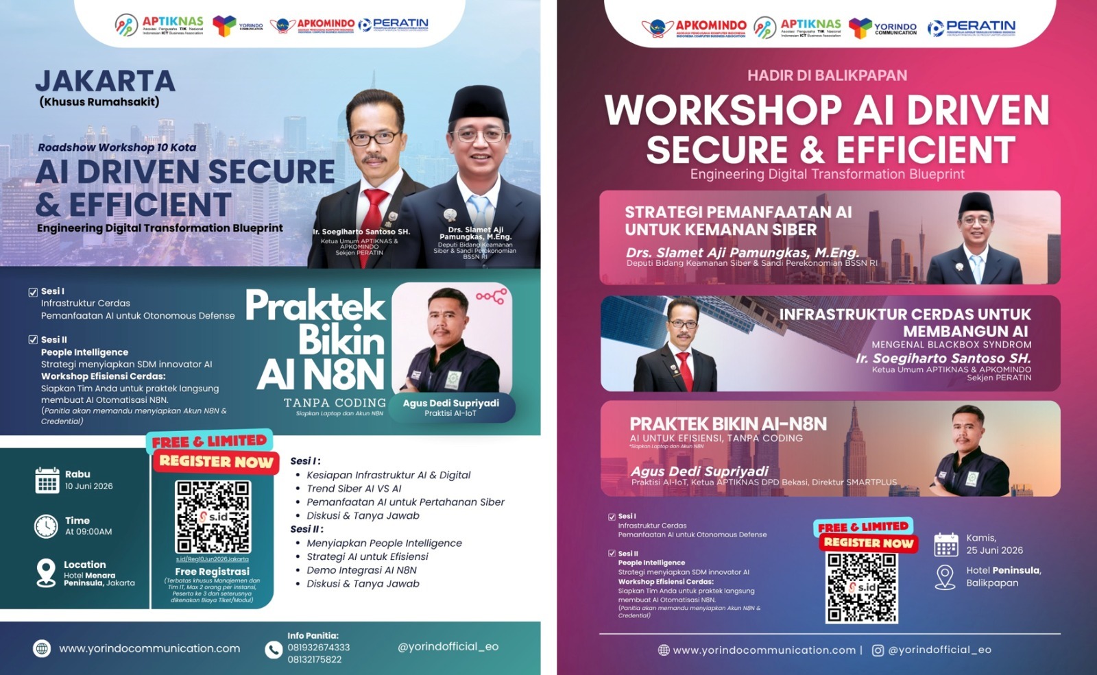 Roadshow Nasional AI-Driven di Banten: APKOMINDO, APTIKNAS, KADIN, dan Yorindo Dorong Industri Manufaktur Bangun AI Mandiri serta Perkuat Ekosistem Keamanan Siber