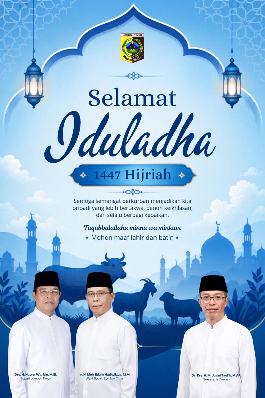 Momentum Iduladha, Pemkab Lombok Timur Dorong Masyarakat Perkuat Nilai Kebersamaan