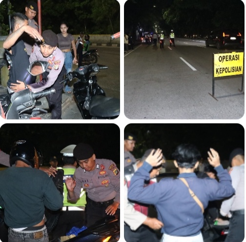 Razia Kejahatan Jalanan di Tambora, Empat Orang Kedapatan Membawa Sabu, Sinte dan Tramadol