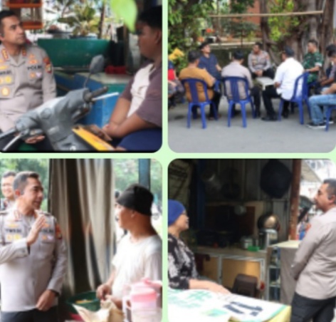 Kapolres Jakbar Sambangi Warga Angke Lewat Program Jaga Jakarta+ On The Spot