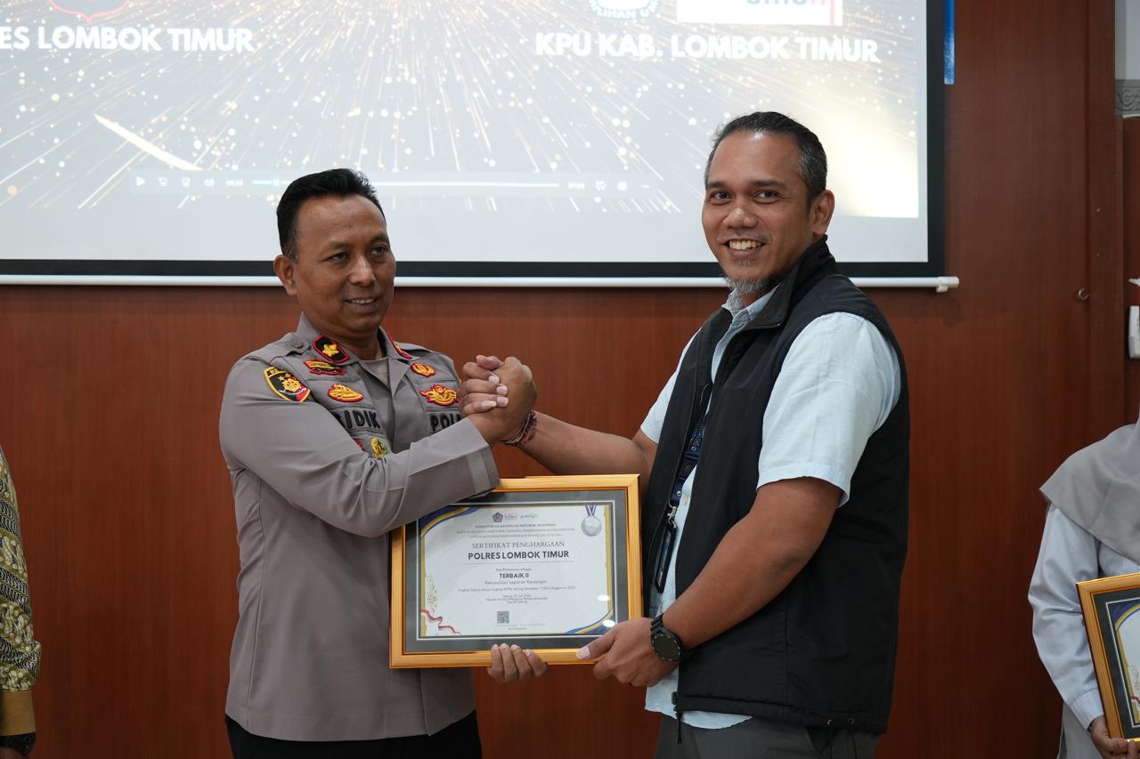 Sukses Kelola Anggaran Negara, Polres Lombok Timur Cetak Prestasi sebagai Grand Champion Treasury Award 2026
