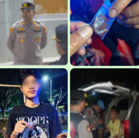 Polsek Cengkareng Gelar Razia Stasioner, Dua Terduga Penyalahguna Narkoba Diamankan