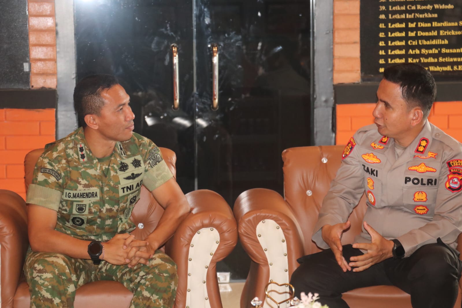 Perkuat Sinergitas Forkopimda, Kapolres Lebak Kunjungi Kajari Lebak, Dandim 0603/Lebak, dan Danbrigif 14/Mandala Yudha