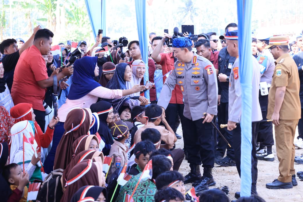 Kapolri Resmikan Jembatan Presisi di Lebak, 895 Infrastruktur Buka Akses Dua Juta Warga