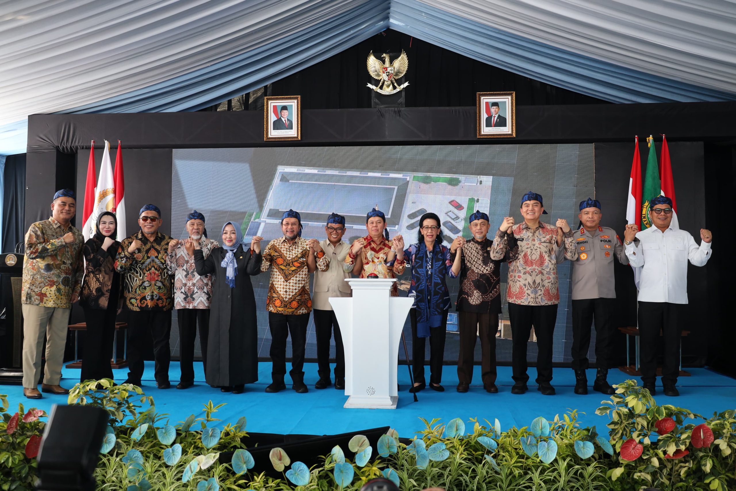 Kapolda Banten Hadiri Ground Breaking Pembangunan Gedung Kantor DPD RI di Ibu Kota Provinsi Banten
