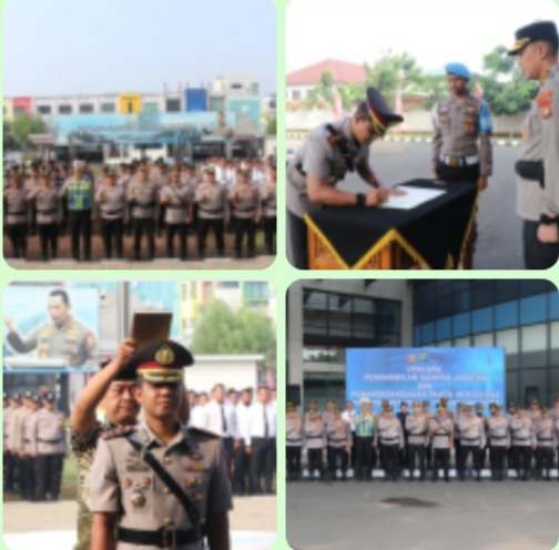 Wakapolres Metro Tangerang Kota Resmi Diambil Sumpah Jabatan, Teguhkan Komitmen Integritas dan Pelayanan kepada Masyarakat