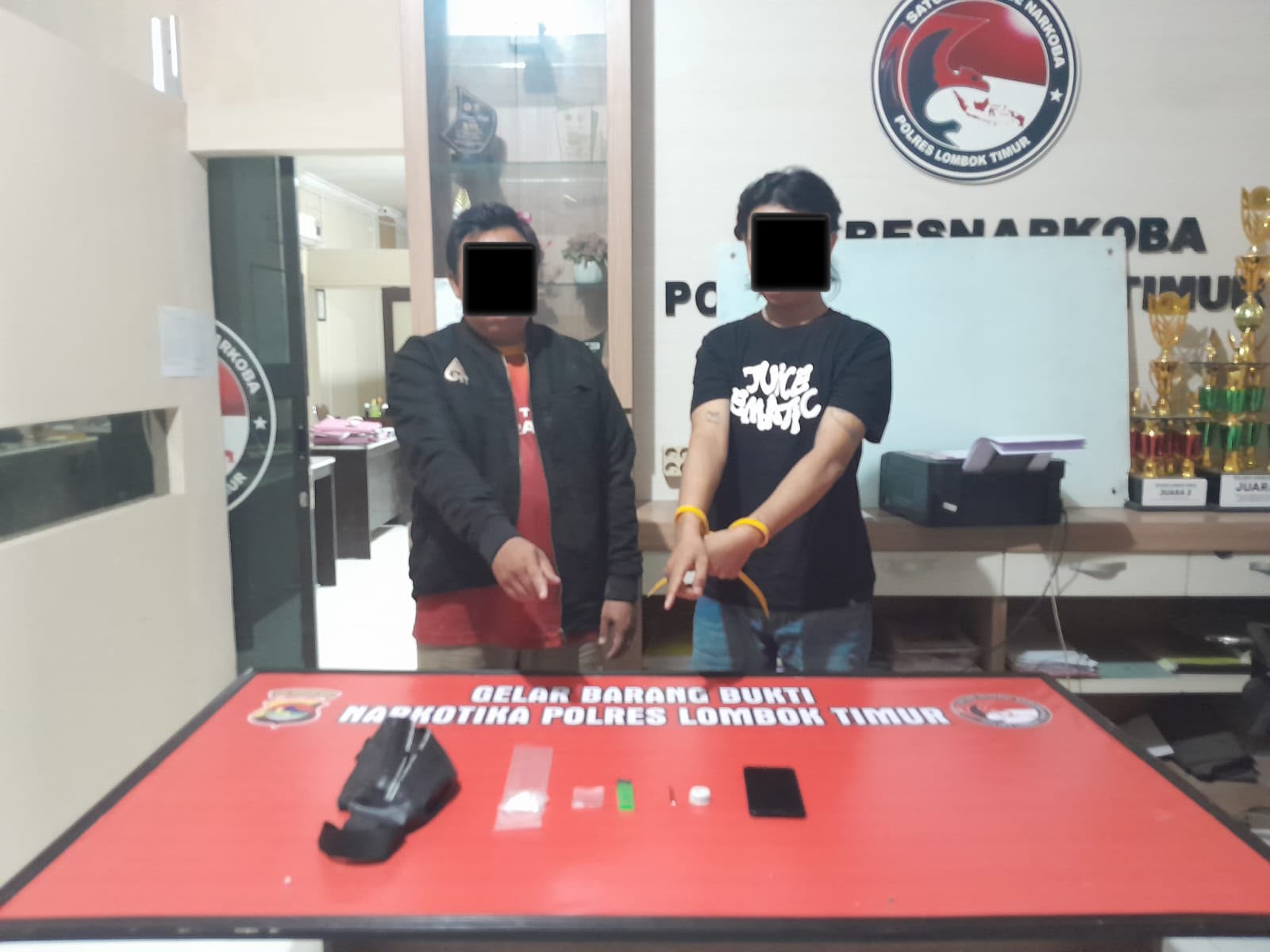 Sabu 10,96 Gram Terungkap di Selong, Polisi Amankan Empat Terduga
