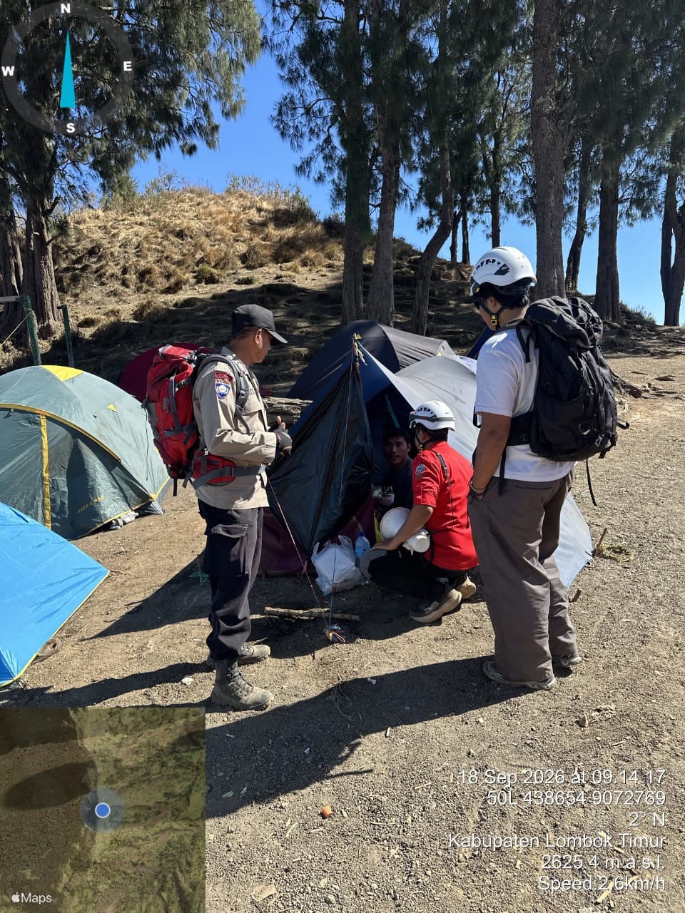 Jalur Pendakian Rinjani Diperketat, Polisi dan TNGR Cegah Kebakaran Sejak Dini