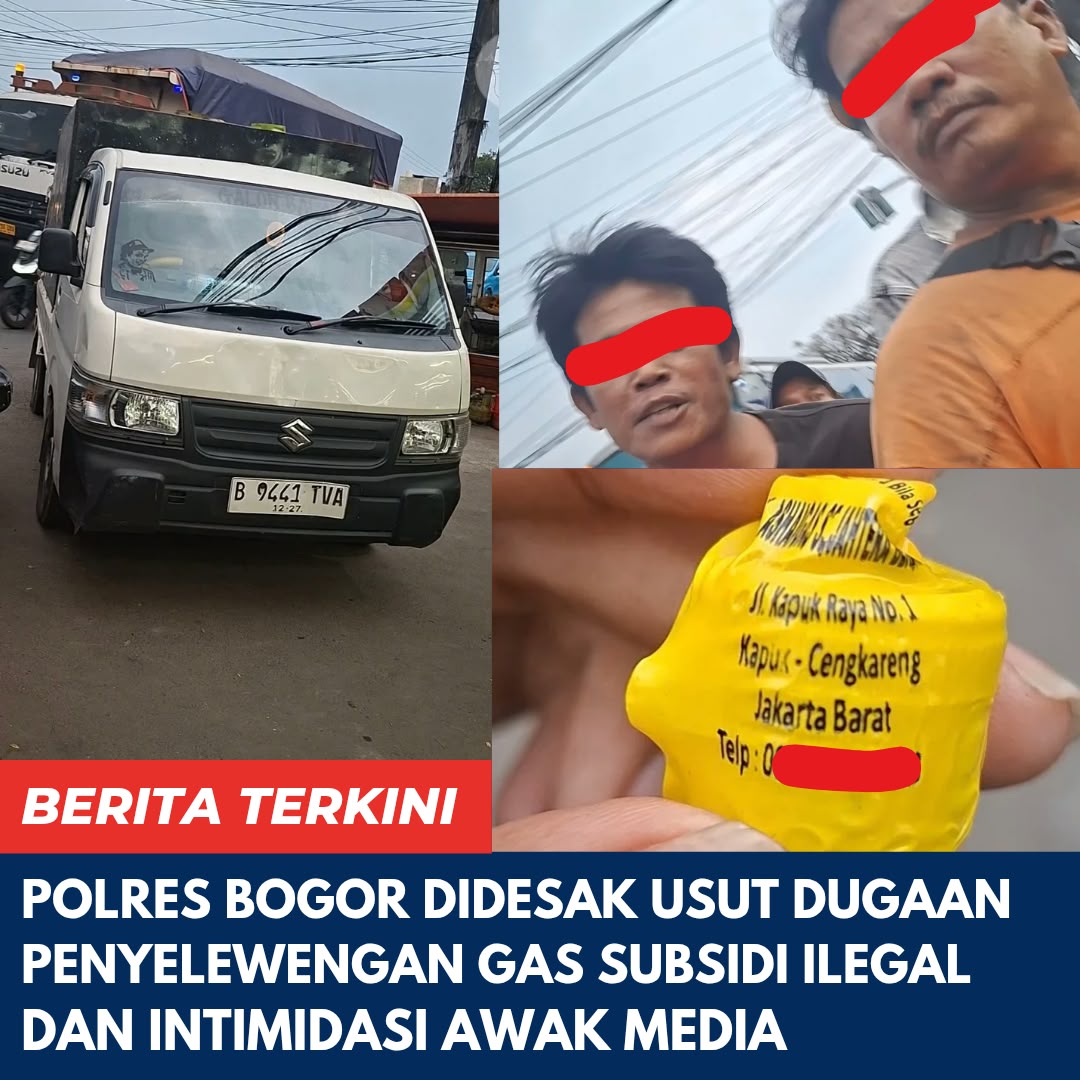 Polres Bogor Didesak Usut Dugaan Penyelewengan Gas Subsidi Ilegal dan Intimidasi Awak Media