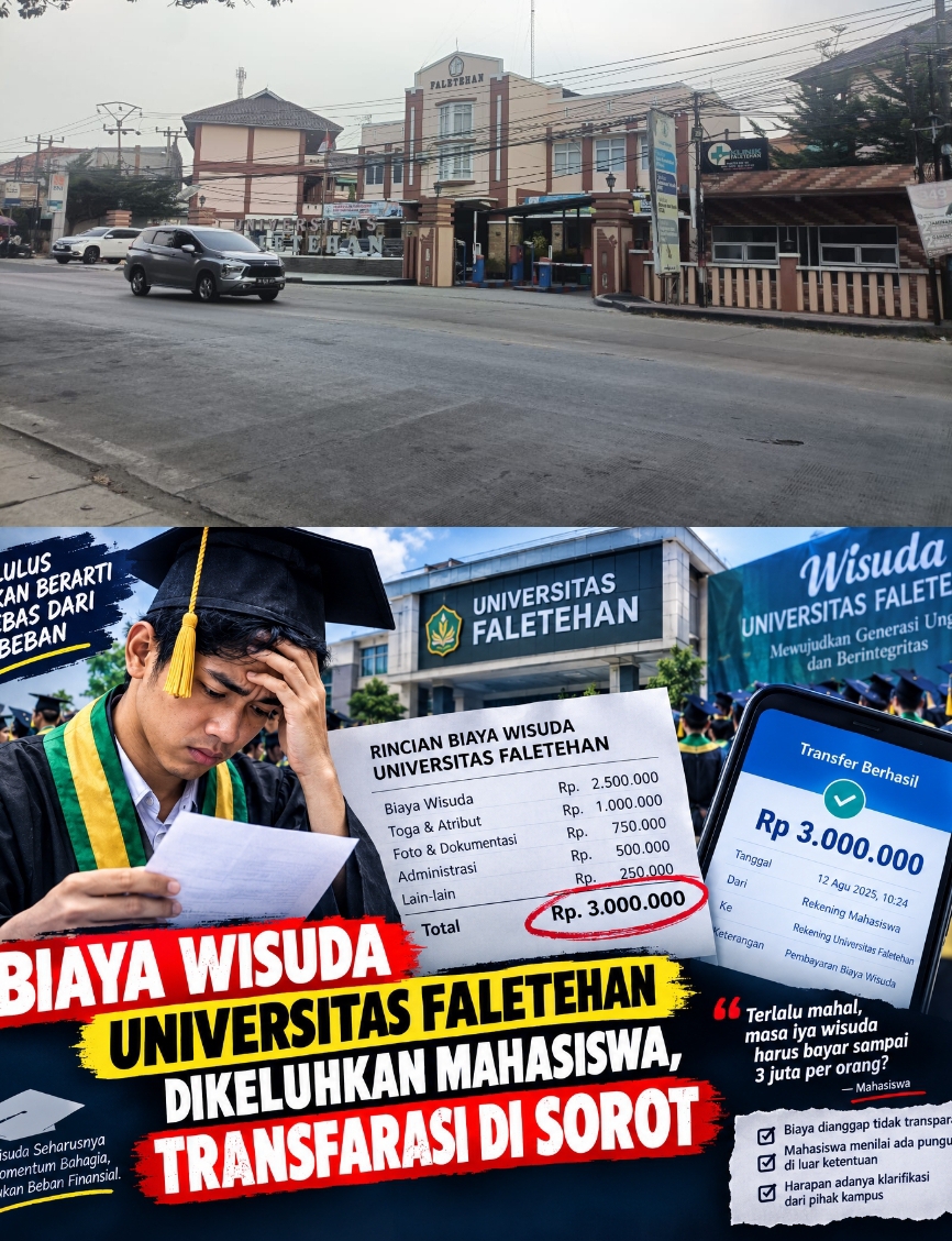 Biaya Wisuda Universitas Faletehan Dipertanyakan, Mahasiswa Soroti Transparansi dan Fasilitas