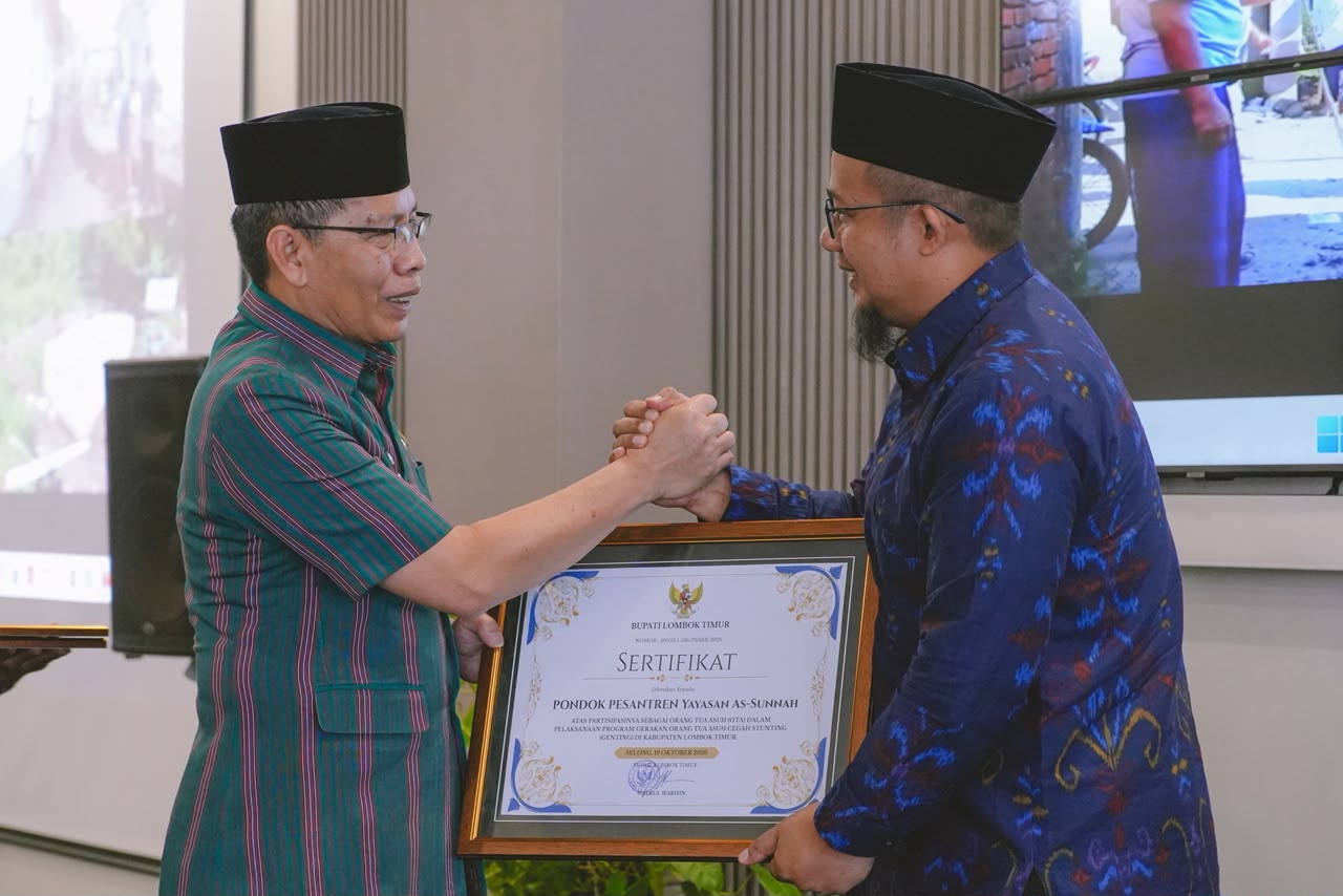 Lombok Timur Kantongi Penghargaan GENTING 2026, Angka Stunting Turun Empat Poin Persentase