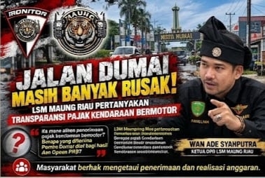 MAUNG Riau Pertanyakan Transparansi PKB – Masyarakat Berhak Tahu Ke Mana Uang Pajak Berjalan!