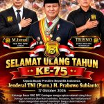 HUT ke-75 Presiden Prabowo Subianto, FRIC DPC Kuningan Sampaikan Doa dan Harapan untuk Indonesia